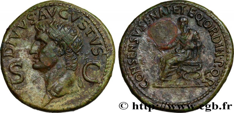 AUGUSTUS
Type : Dupondius 
Date : 37-41 
Mint name / Town : Rome 
Metal : co...