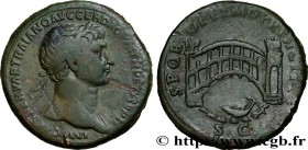 TRAJANUS
Type : Sesterce 
Date : 105 
Mint name / Town : Rome 
Metal : copper 
Diameter : 34 mm
Orientation dies : 6 h.
Weight : 25,60 g.
Rari...