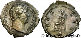 HADRIAN
Type : Denier 
Date : 128 
Mint name / Town : Rome 
Metal : silver 
Millesimal fineness : 900 ‰
Diameter : 20 mm
Orientation dies : 6 h...