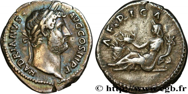 HADRIAN
Type : Denier 
Date : 136 
Mint name / Town : Rome 
Metal : silver ...