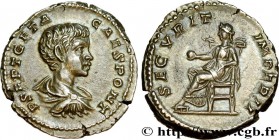 GETA
Type : Denier 
Date : 202 
Mint name / Town : Rome 
Metal : silver 
Millesimal fineness : 550 ‰
Diameter : 18,5 mm
Orientation dies : 12 h...