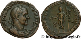TRAJAN DECIUS
Type : Sesterce 
Date : 250 
Mint name / Town : Rome 
Metal : copper 
Diameter : 27 mm
Orientation dies : 12 h.
Weight : 16,36 g....