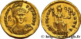 ARCADIUS
Type : Solidus 
Date : 397-402 
Mint name / Town : Constantinople 
Metal : gold 
Millesimal fineness : 1000 ‰
Diameter : 20 mm
Orienta...