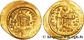 MAURICE TIBERIUS
Type : Solidus 
Date : 583-601 
Mint name / Town : Constantinople 
Metal : gold 
Millesimal fineness : 1000 ‰
Diameter : 22 mm...