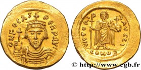 PHOCAS
Type : Solidus 
Date : 603-607 
Mint name / Town : Constantinople 
Metal : gold 
Millesimal fineness : 1000 ‰
Diameter : 22 mm
Orientati...