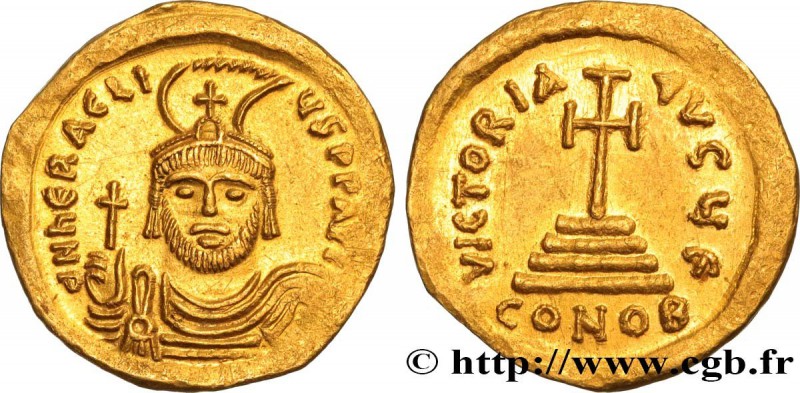 HERACLIUS
Type : Solidus 
Date : 610-613 
Mint name / Town : Constantinople ...