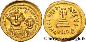 HERACLIUS and HERACLIUS CONSTANTINE
Type : Solidus 
Date : 616-625 
Mint name / Town : Constantinople 
Metal : gold 
Millesimal fineness : 1000 ‰...