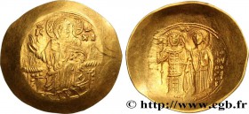 JOHN II KOMNENOS
Type : Hyperpère 
Date : c. 1118-1143 
Mint name / Town : Thessalonique 
Metal : electrum 
Diameter : 28 mm
Orientation dies : ...