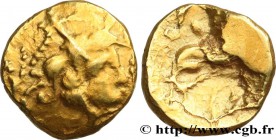 VENETI (Area of Vannes)
Type : Quart de statère d’or “de Ploërmel”, à la rouelle à quatre rayons 
Date : IIe siècle avant J.-C. 
Mint name / Town :...