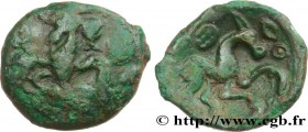 AMBIANI (Area of Amiens)
Type : Bronze à l’animal fantastique 
Date : c. 60-40 AC. 
Mint name / Town : Amiens (80) 
Metal : bronze 
Diameter : 14...