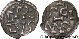 CHARLEMAGNE
Type : Denier 
Date : 771-793/4 
Date : n.d. 
Mint name / Town : Saint-Martin de Tours 
Metal : silver 
Diameter : 17,5 mm
Orientat...