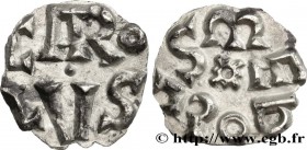CHARLEMAGNE
Type : Denier 
Date : 768-781 
Date : n.d. 
Mint name / Town : Melle 
Metal : silver 
Diameter : 14,5 mm
Orientation dies : 2 h.
W...