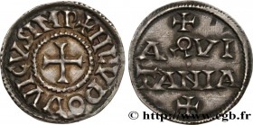 AQUITAINE - KINGDOM OF AQUITAINE - LOUIS
Type : Denier 
Date : circa 781-814 
Date : n.d. 
Mint name / Town : Bourges 
Metal : silver 
Diameter ...