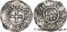 CHARLES THE BALD AND COINAGE IN HIS NAME
Type : Denier 
Date : c. 875-877 
Date : n.d. 
Mint name / Town : Arles 
Metal : silver 
Diameter : 22 ...