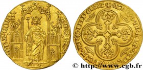 PHILIP VI OF VALOIS
Type : Royal d'or 
Date : 16/02/1326 
Metal : gold 
Millesimal fineness : 1000 ‰
Diameter : 26 mm
Orientation dies : 4 h.
W...