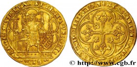 PHILIP VI OF VALOIS
Type : Écu d'or à la chaise 
Date : 6/05/1349 
Date : n.d. 
Metal : gold 
Millesimal fineness : 875 ‰
Diameter : 28,5 mm
Or...