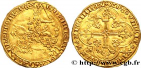 JOHN II "THE GOOD"
Type : Franc à cheval 
Date : 05/12/1360 
Date : n.d. 
Metal : gold 
Millesimal fineness : 1000 ‰
Diameter : 27,5 mm
Orienta...