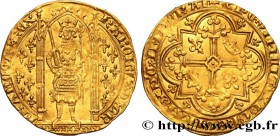 CHARLES V LE SAGE / THE WISE
Type : Franc à pied 
Date : 20/04/1365 
Date : n.d. 
Mint name / Town : s.l. 
Metal : gold 
Millesimal fineness : 1...