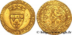 CHARLES VI LE FOU ou LE BIEN AIMÉ / THE BELOVED or THE MAD
Type : Écu d'or à la couronne 
Date : 11/03/1385 
Date : n.d. 
Metal : gold 
Millesima...