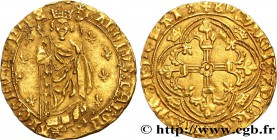 CHARLES VII LE BIEN SERVI / THE WELL-SERVED
Type : Royal d'or 
Date : 09/10/1429 
Date : n.d. 
Mint name / Town : La Rochelle 
Metal : gold 
Mil...