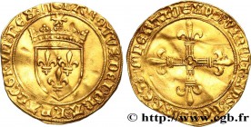 CHARLES VIII
Type : Écu d'or au soleil 
Date : 11/09/1483 
Date : n.d. 
Mint name / Town : Villefranche-de-Rouergue 
Metal : gold 
Millesimal fi...