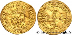 LOUIS XII, FATHER OF THE PEOPLE
Type : Écu d'or au soleil de Provence 
Date : 25/04/1498 
Mint name / Town : Aix-en-Provence 
Metal : gold 
Mille...