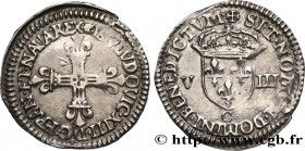 LOUIS XIII
Type : Huitième d’écu, 1er type 
Date : 1615 
Mint name / Town : Saint-Lô 
Quantity minted : 39800 
Metal : silver 
Millesimal finene...