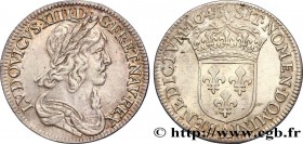 LOUIS XIII
Type : Quart d'écu d'argent, 3e type, 2e poinçon de Warin 
Date : 1643 
Mint name / Town : Paris, Monnaie du Louvre 
Quantity minted : ...