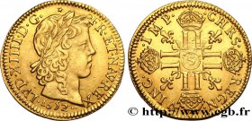 LOUIS XIV "THE SUN KING"
Type : Louis d'or à la mèche longue 
Date : 1652 
Mint name / Town : Troyes 
Quantity minted : 7147 
Metal : gold 
Mill...