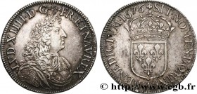 LOUIS XIV "THE SUN KING"
Type : Écu à la cravate, 1er type 
Date : 1676 
Mint name / Town : Paris 
Quantity minted : 254056 
Metal : silver 
Mil...