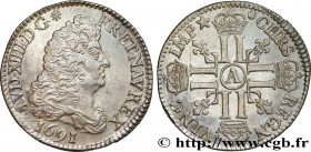 LOUIS XIV "THE SUN KING"
Type : Quart d'écu aux huit L, 1er type 
Date : 1691 
Mint name / Town : Paris 
Quantity minted : 1883260 
Metal : silve...