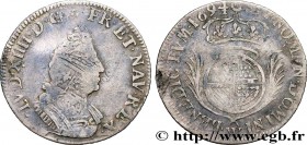 LOUIS XIV "THE SUN KING"
Type : Seizième d'écu de Flandre aux palmes 
Date : 1694 
Mint name / Town : Lille 
Metal : silver 
Millesimal fineness ...