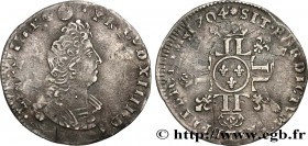 LOUIS XIV "THE SUN KING"
Type : Douzième d'écu aux huit L, 2e type 
Date : 1704 
Mint name / Town : Nantes 
Quantity minted : 85135 
Metal : silv...