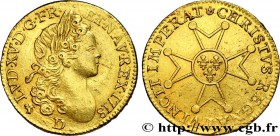 LOUIS XV THE BELOVED
Type : Louis à la croix du Saint-Esprit 
Date : 1718 
Mint name / Town : Lyon 
Quantity minted : 432208 
Metal : gold 
Mill...