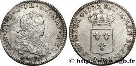 LOUIS XV THE BELOVED
Type : Tiers d'écu de France 
Date : 1722 
Mint name / Town : Orléans 
Quantity minted : 202124 
Metal : silver 
Millesimal...