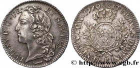 LOUIS XV THE BELOVED
Type : Demi-écu dit “au bandeau” 
Date : 1770 
Mint name / Town : Dijon 
Metal : silver 
Millesimal fineness : 917 ‰
Diamet...