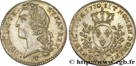 LOUIS XV THE BELOVED
Type : Cinquième d'écu dit "au bandeau" 
Date : 1770 
Mint name / Town : La Rochelle 
Metal : silver 
Millesimal fineness : ...