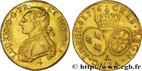 LOUIS XVI
Type : Louis dit "aux lunettes" ou "au buste habillé" 
Date : 1776 
Mint name / Town : Paris 
Quantity minted : 133556 
Metal : gold 
...