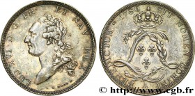 LOUIS XVI
Type : Écu dit "de Calonne", frappe à trois pans de virole 
Date : 1786 
Mint name / Town : Paris 
Metal : silver 
Millesimal fineness ...