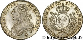 LOUIS XVI
Type : Demi-écu dit “aux branches d'olivier” 
Date : 1788 
Mint name / Town : Paris 
Metal : silver 
Millesimal fineness : 917 ‰
Diame...