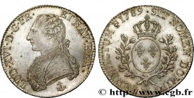 LOUIS XVI
Type : Écu dit “aux branches d'olivier” 
Date : 1789 
Mint name / Town : La Rochelle 
Metal : silver 
Millesimal fineness : 917 ‰
Diam...