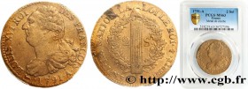 LOUIS XVI
Type : 2 sols dit "au faisceau", type FRANÇOIS 
Date : 1791 
Mint name / Town : Paris 
Metal : bell metal 
Diameter : 33,5 mm
Orientat...
