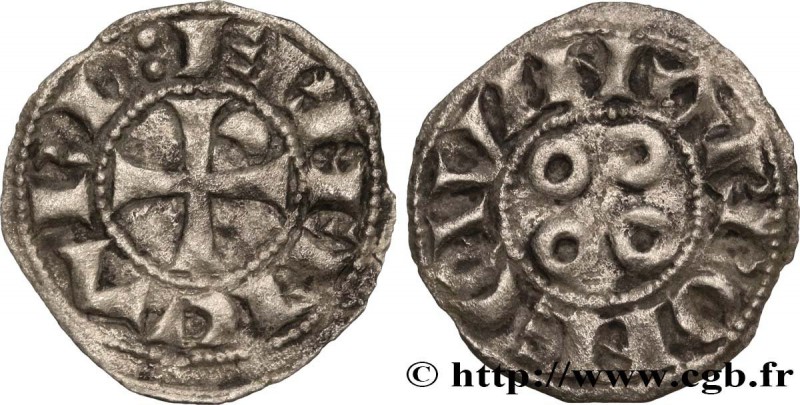 LANGUEDOC - VISCOUNTCY OF NARBONNE - ERMENGARDE
Type : Denier 
Date : c. 1000 ...