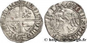 DAUPHINÉ - BISHOPRIC OF VALENCE AND DIE - LOUIS DE VILLARS THOIRE
Type : Demi-gros 
Date : circa 1370 
Date : n.d. 
Mint name / Town : Die 
Metal...