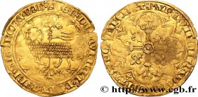 BRABANT - DUCHY OF BRABANT - JOANNA AND WENCESLAUS
Type : Mouton d'or 
Date : c. 1357 
Mint name / Town : Vilvorde 
Metal : gold 
Millesimal fine...
