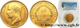 PREMIER EMPIRE / FIRST FRENCH EMPIRE
Type : 40 francs or Napoléon tête nue, type transitoire 
Date : 1807 
Mint name / Town : Paris 
Quantity mint...