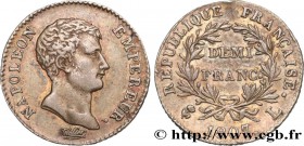 PREMIER EMPIRE / FIRST FRENCH EMPIRE
Type : Demi-franc Napoléon Empereur, Calendrier grégorien 
Date : 1807/6 
Date : 1807 
Mint name / Town : Bay...