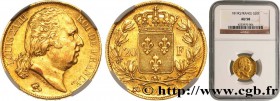 LOUIS XVIII
Type : 20 francs or Louis XVIII, tête nue 
Date : 1819 
Mint name / Town : Perpignan 
Quantity minted : 33.616 
Metal : gold 
Diamet...