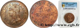 GOUVERNEMENT DE LA DÉFENSE NATIONALE
Type : Essai de 10 centimes d’après Dupré 
Date : 1870 
Mint name / Town : Strasbourg 
Quantity minted : --- ...