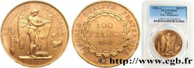 III REPUBLIC
Type : 100 francs or Génie, tranche inscrite en relief Dieu protège la France 
Date : 1903 
Mint name / Town : Paris 
Quantity minted...